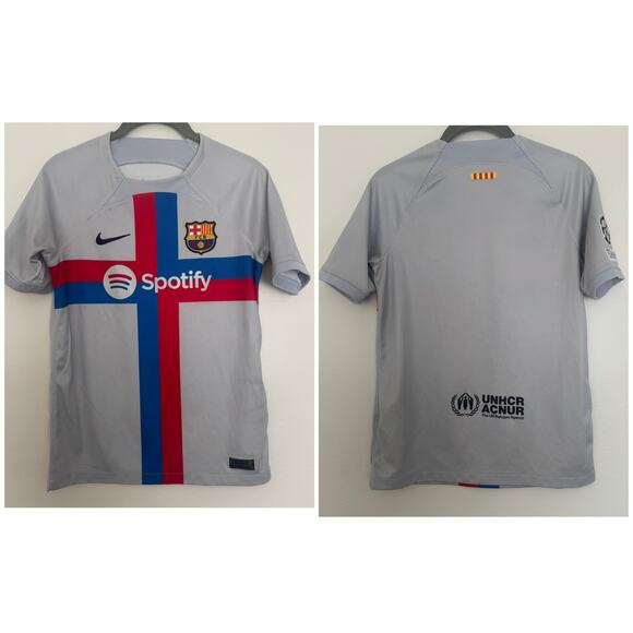 Nike FC Barcelona 2022/23 Stadium Dri-FIT Football/Soccer Jersey - Picture 1 of 8